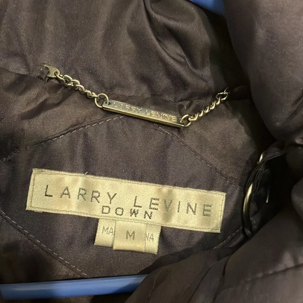 Larry Levine winter feather down puffer stadium coat women’s medium warm!!